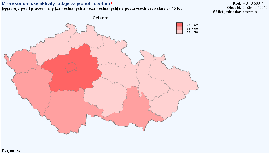 ČSU-Míra ekonomické aktivity